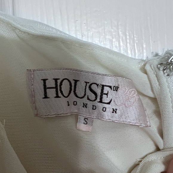 House of London White Tulle Mini Dress - Picture 2 of 2